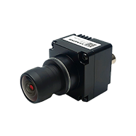 Schematic diagram of the RDK S100 GMSL camera appearance, showing its lens, body, and hardware form adapted to GMSL technology