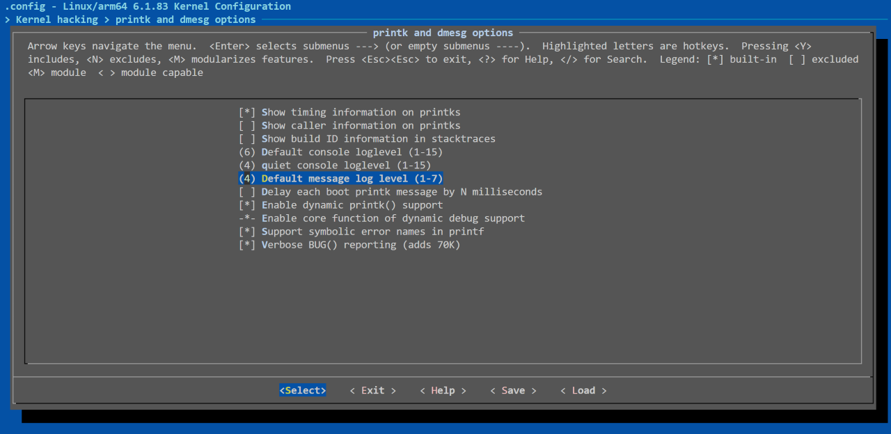 default_message_loglevel